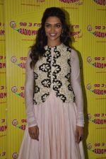 Deepika Padukone promote Ram-leela at 98.3 FM Radio Mirchi on 4th Nov 2013